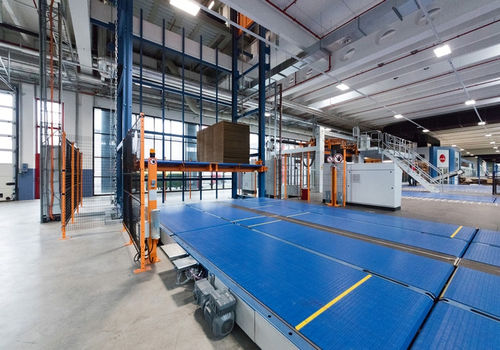 Sistema di trasporto funzionamento verticale - MINDA Industrieanlagen GmbH - per veicolo industriale