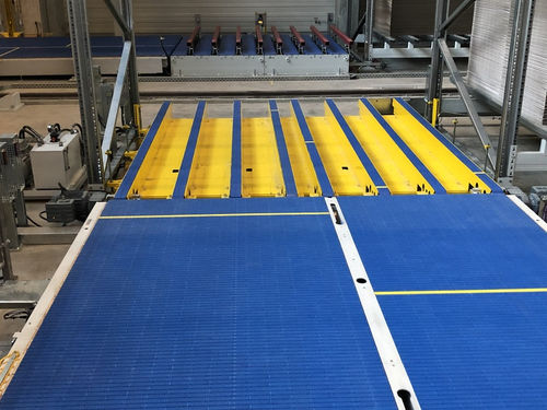 Trasportatore a catena - MINDA Industrieanlagen GmbH - orizzontale / di stoccaggio / per cartone