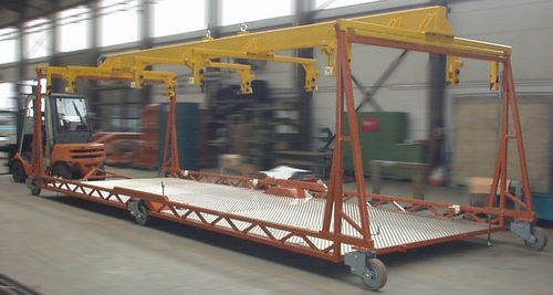 Carrello da trasporto - MINDA Industrieanlagen GmbH - in metallo / a piattaforma