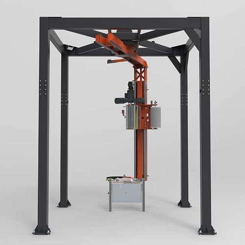 Macchina avvolgitrice a braccio rotante - Flyer VA - Pamminger Verpackungstechnik Ges mbH - automatica / per pallet / con dispositivo mettifoglio