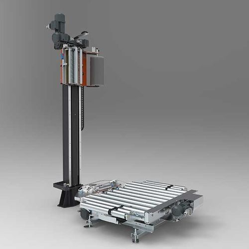 Macchina avvolgitrice a tavola rotante - Spider VA - Pamminger Verpackungstechnik Ges mbH - interamente automatica / per pallet / con dispositivo mettifoglio
