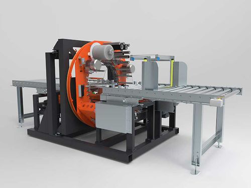 Macchina avvolgitrice orizzontale - Python 300 – 800 HS - Pamminger Verpackungstechnik Ges mbH - ad anello rotante / interamente automatica / per prodotti lunghi