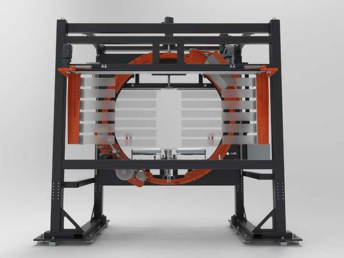Macchina avvolgitrice orizzontale - Python 1000 – 3200 - Pamminger Verpackungstechnik Ges mbH - ad anello rotante / interamente automatica / per prodotti lunghi