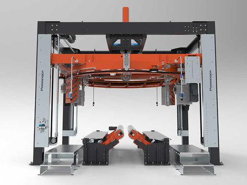Macchina avvolgitrice assiale - Raptor - Pamminger Verpackungstechnik Ges mbH - orizzontale / interamente automatica / per prodotto cilindrico