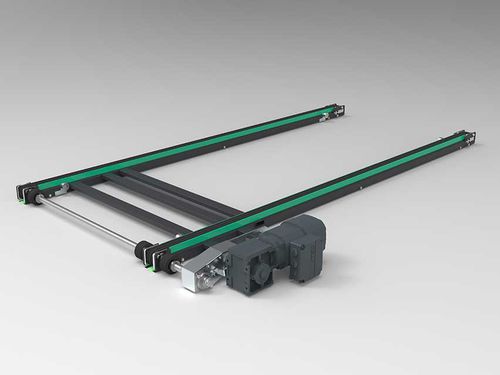 Trasportatore a catena - Pamminger Verpackungstechnik Ges mbH - da trasporto / con motore elettrico / per pallet