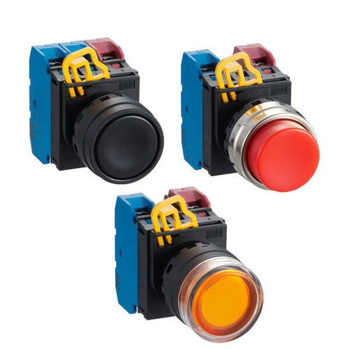 Pulsante a molla - YW Series - IDEC - a fungo / di arresto di emergenza / IP65