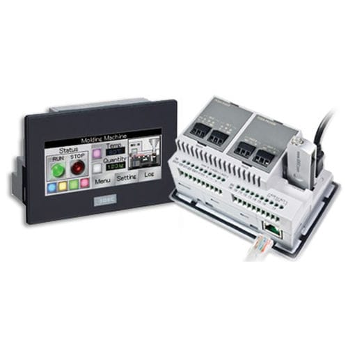 PLC compatto - FT1A  - IDEC - ingressi analogici / uscite analogiche / su rete Ethernet