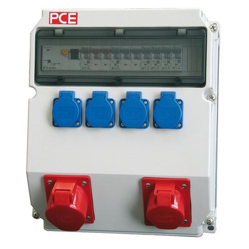Scatola elettrica attrezzata - M series - MERZ GmbH - in plastica / per distribuzione elettrica / con presa di corrente
