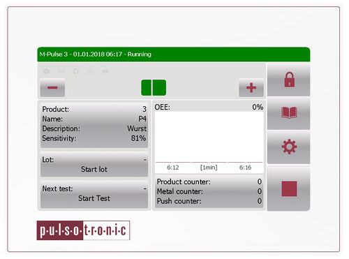 Rilevatore di metalli digitale - M-Pulse3 - Pulsotronic-Anlagentechnik GmbH - integrato
