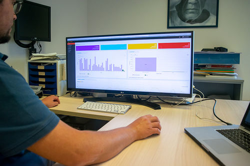 Piattaforma web di gestione dati - Control room - ALTARES SRL - di supervisione