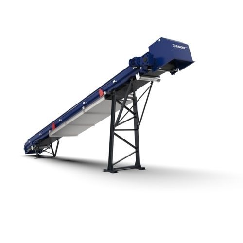 Nastro trasportatore a piastre - NT - BAIONI CRUSHING PLANTS SPA - in acciaio / galvanizzato / per l'industria agroalimentare