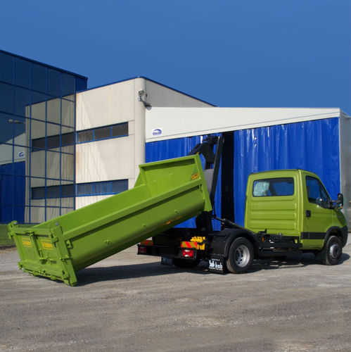 Braccio di sollevamento a uncino per camion - A4 MS series - BOB SISTEMI IDRAULICI SPA - con braccio articolato