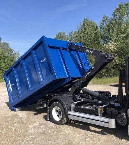 Braccio di sollevamento a uncino per camion - A8 - BOB SISTEMI IDRAULICI SPA - con braccio articolato