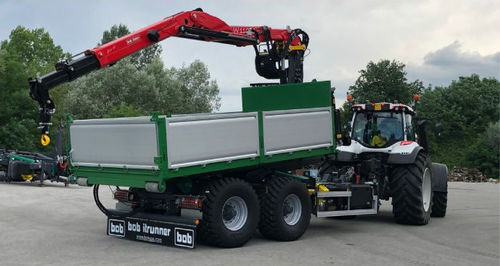 Gru montata su camion - W 110 S3 - BOB SISTEMI IDRAULICI SPA - pieghevole / di sollevamento / idraulica