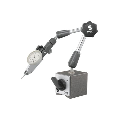 Supporto di comparatore con base e interruttore magnetici - 2200-20 F + M - Fisso - 3D