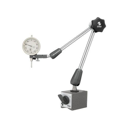 Supporto di comparatore a base magnetica - 3300-40 F + SM - Fisso - con base e interruttore magnetici / articolato / 3D