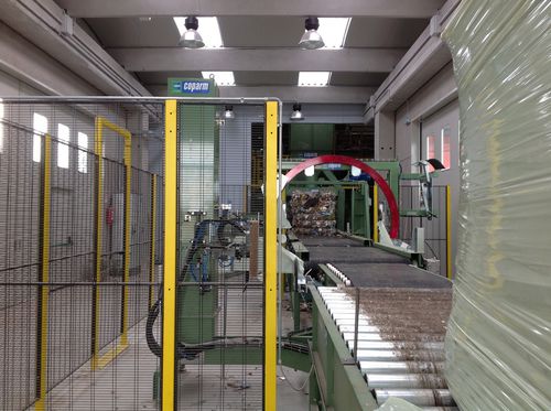 Avvolgitrice fasciapallet orizzontale - CO.PAR.M. SRL - automatica / di prodotti sfusi / di trasporto