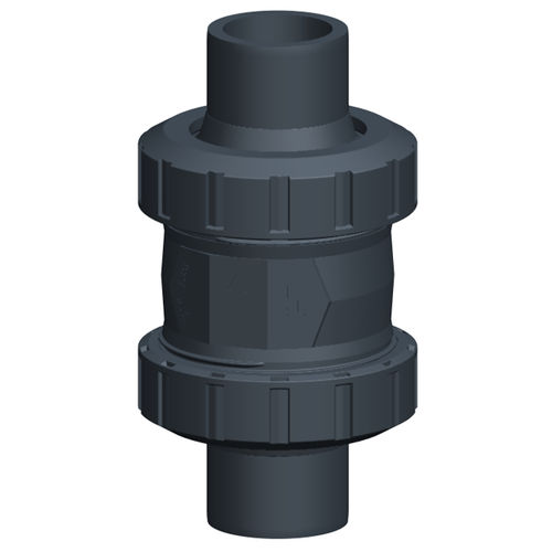 Valvola di ritegno a sfera - 561 - GF Piping Systems - filettata / con flangia / a saldare