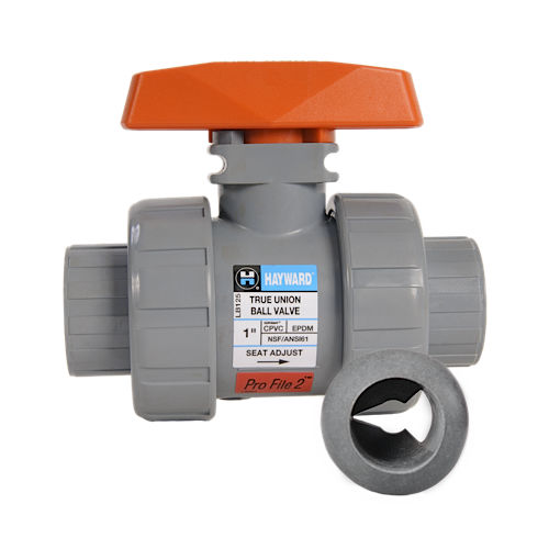 Valvola a sfera - CV series - Hayward Industries, Inc. - manuale / per controllo di flusso / con perno