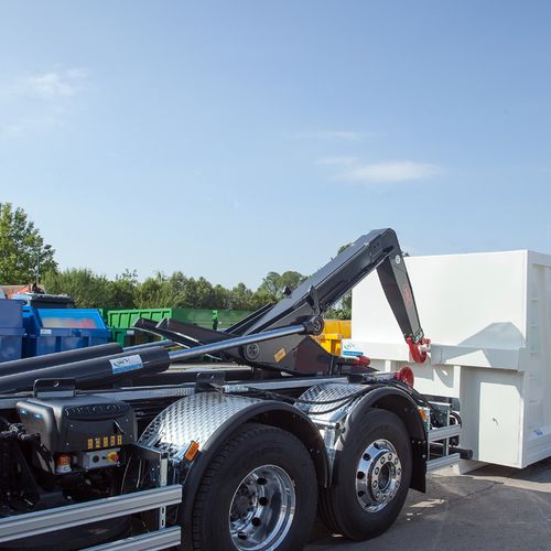 Braccio di sollevamento a uncino per camion - KT Series - MECCANIDRAULICA SPA - telescopico