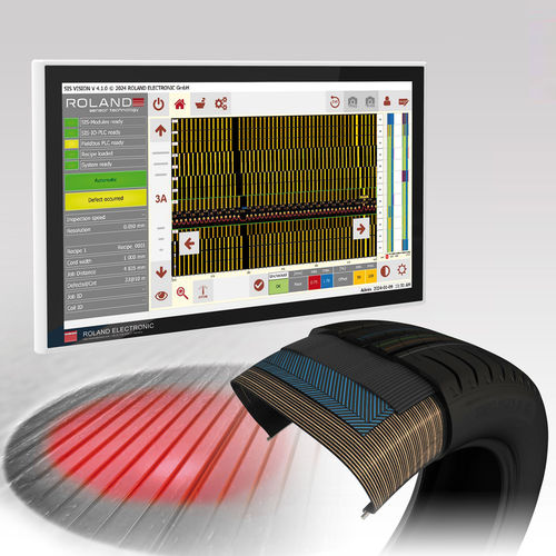Sistema di ispezione magnetoinduttivo - SIS VISION - ROLAND ELECTRONIC - per steel cord