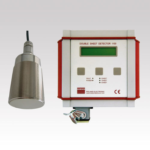 Rilevatore di doppio foglio - I100-S-WI - ROLAND ELECTRONIC - di spessore / compatto / con rilevazione da un solo lato