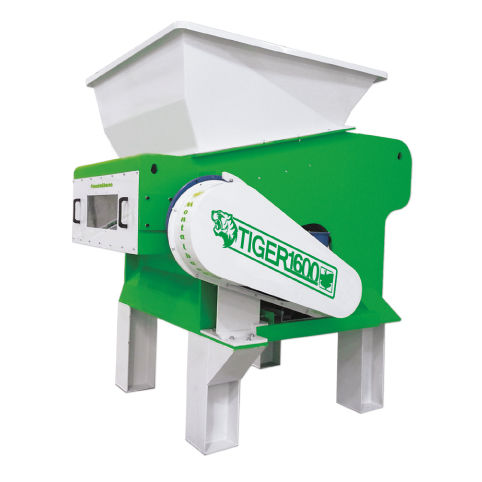 Trituratore monoalbero - TIGER 1600 - MONTALBANO SRL - per cavi / carta / in plastica