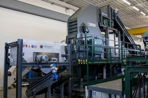 Mulino per metalli - FLEX 800 - PANIZZOLO GROUP - per rifiuti / a flagelli / orizzontale