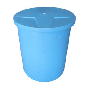 Serbatoio di stoccaggio di acqua potabile - TINO series - PLASTIC PROGET EUROPEAN SRL - in materia plastica / cilindrico / aperto