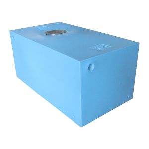 Serbatoio di stoccaggio di acqua potabile - QUBI' series - PLASTIC PROGET EUROPEAN SRL - in materia plastica / rettangolare / autoportante