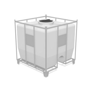 Contenitore IBC in plastica - NEW EUROPA series - PLASTIC PROGET EUROPEAN SRL - per prodotti sfusi / per liquidi / di stoccaggio