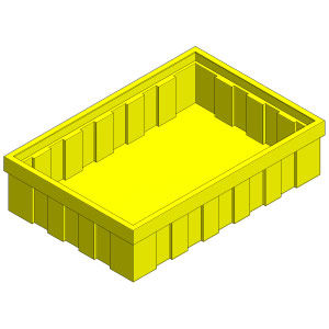 Vasca di raccolta per fusti - SECURETANK P EURO - PLASTIC PROGET EUROPEAN SRL - in polietilene / per pallet