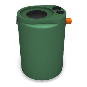 Serbatoio per trattamento di acque reflue - CROMASEPTIC series - PLASTIC PROGET EUROPEAN SRL - in polietilene a bassa densità LDPE / cilindrico / verticale