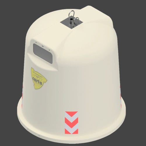 Contenitore per rifiuti in plastica - ECOBELL 3300 - ROPLAST SRL - per caricamento verticale / per carta