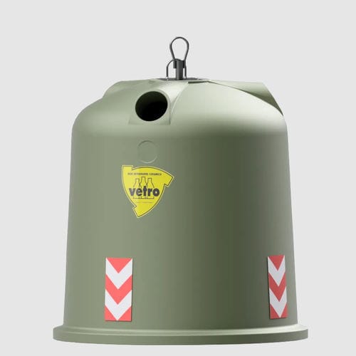 Contenitore per rifiuti in plastica - ECOBELL 2200 - ROPLAST SRL - per caricamento verticale / per raccolta differenziata / con scarico dal fondo