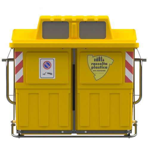 Contenitore per rifiuti in plastica - ECOMAX 2400 - ROPLAST SRL - per caricamento verticale / per raccolta differenziata