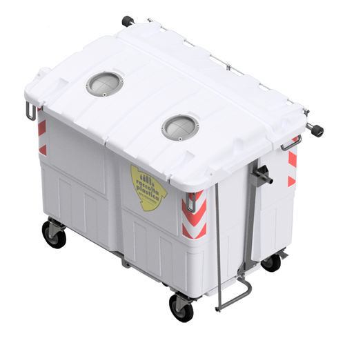 Contenitore per rifiuti in plastica - ECOMAX 1700 - ROPLAST SRL - per caricamento verticale / per raccolta differenziata