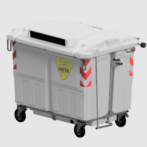 Contenitore per rifiuti in plastica - ECOMAX 1700 - ROPLAST SRL - per caricamento verticale / per carta / per raccolta differenziata