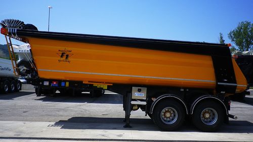 Semirimorchio con cassone ribaltabile - supertop 56 - TECNOKAR TRAILERS SRL - a 2 assi / trainato