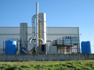 Colonna di strippaggio ad aria - VENTILAZIONE INDUSTRIALE SRL