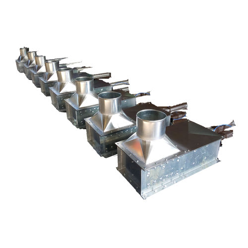 Valvola a ghigliottina - VGP series - VENTILAZIONE INDUSTRIALE SRL - a comando pneumatico / per applicazioni pesanti / in acciaio inossidabile