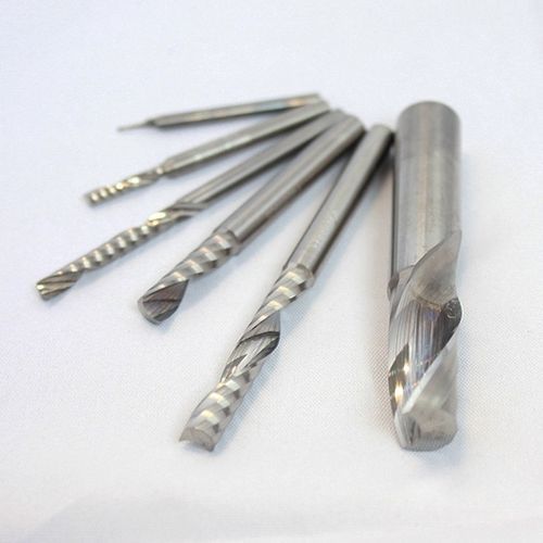 Fresa carburo solido - COMPO0061 series - MECANUMERIC - per materie plastiche / angolo d'elica / a 1 dente