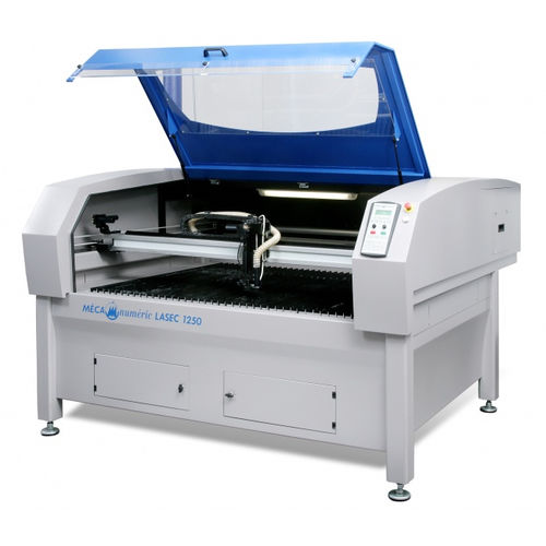 Macchina da taglio laser - LASEC - MECANUMERIC - per materie plastiche / per legno / per tessuti