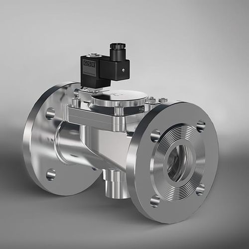 Elettrovalvola a diaframma - 28 - GSR Ventiltechnik GmbH & Co. KG - a comando assistito / a 2 vie / NC