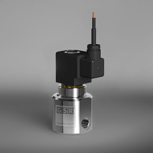 Elettrovalvola ad alta pressione - 8/000  - GSR Ventiltechnik GmbH & Co. KG - a comando assistito / a 2 vie / NC