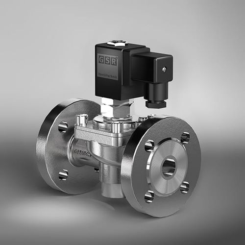 Elettrovalvola per alte temperature - 27TM - GSR Ventiltechnik GmbH & Co. KG - a comando assistito / a 2 vie / NC
