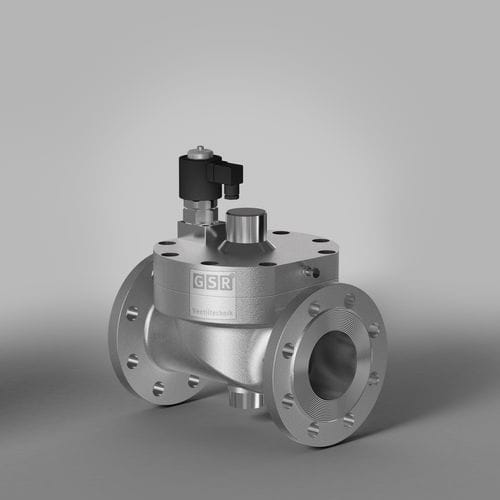 Elettrovalvola per alte temperature - 25TH - GSR Ventiltechnik GmbH & Co. KG - a comando assistito / a 2 vie / NC