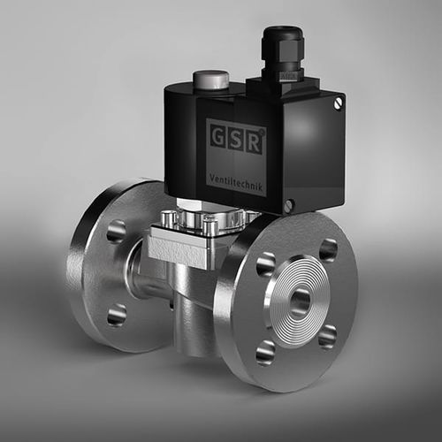 Elettrovalvola per alte temperature - 37TH - GSR Ventiltechnik GmbH & Co. KG - a comando assistito / a 2 vie / NC