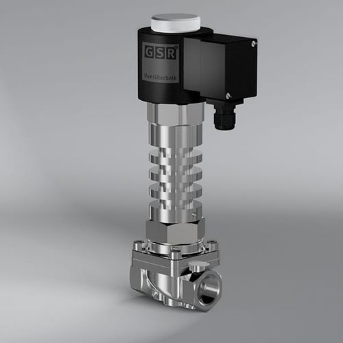 Elettrovalvola per alte temperature - 35DT - GSR Ventiltechnik GmbH & Co. KG - a comando assistito / a 2 vie / NC