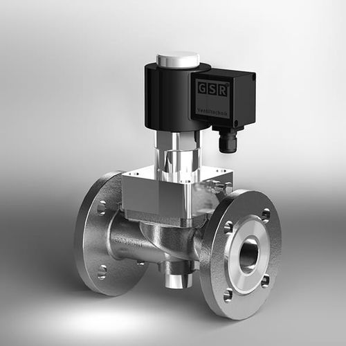 Elettrovalvola per alte temperature - 24TH - GSR Ventiltechnik GmbH & Co. KG - a comando assistito / a 2 vie / NC